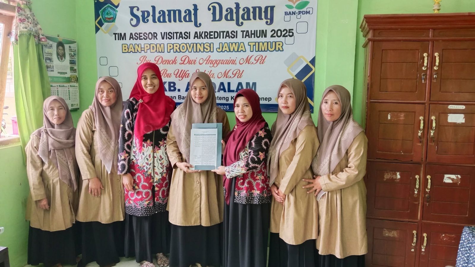 Visitasi Tim Akreditasi PAUD KB. Al-Qalam